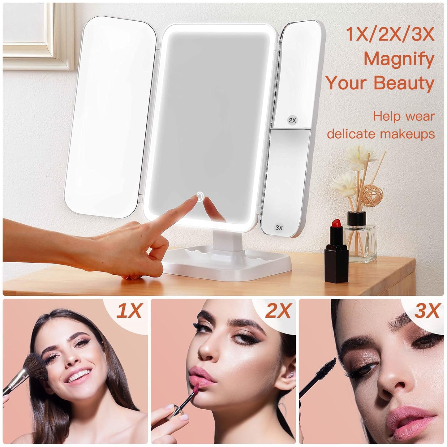 LumiFold- Foutloze make-up, overal.